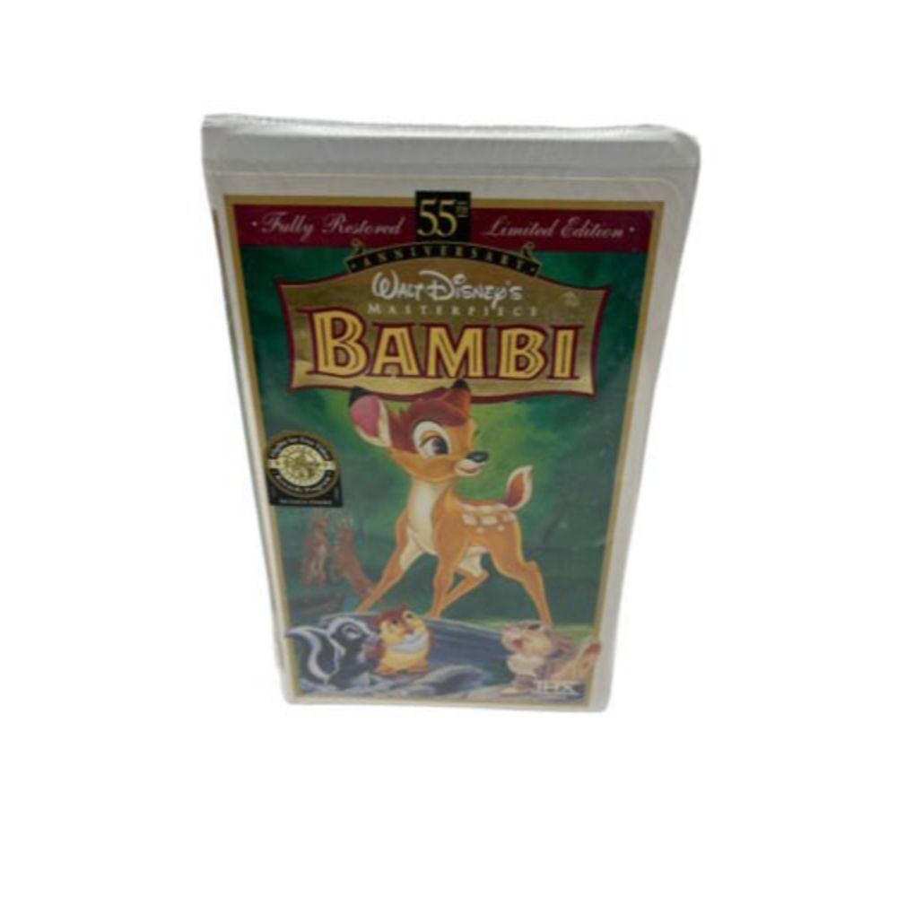 Bambi 55th Anniversary Walt Disney's Masterpiece VHS Limited Edition NEW Sealed